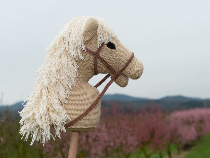 Hobby Horse crochet pattern, instructions hobby horse, horse for children