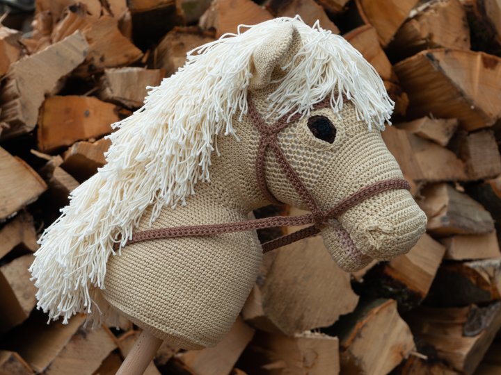 Hobby Horse Häkelanleitung, Anleitung Steckenpferd, Spielzeugpferd