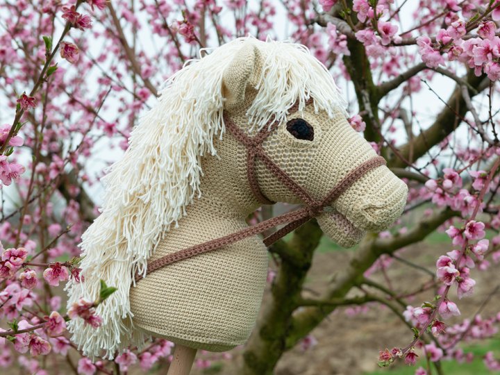 Hobby Horse Häkelanleitung, Anleitung Steckenpferd, Spielzeugpferd
