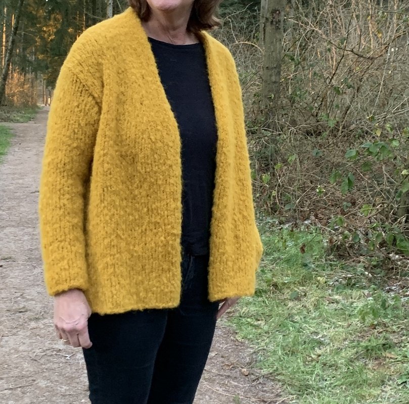 Strickanleitung Strickjacke Livia Größe 36 – 48 Damen - Bild 2