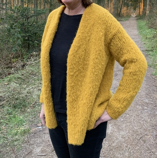 Strickanleitung Strickjacke Livia Größe 36 – 48 Damen