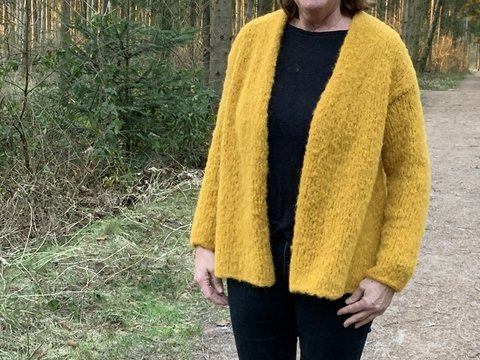 Strickanleitung Strickjacke Livia Größe 36 – 48 Damen