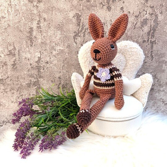 Mr. BUNNY - Häkelanleitung Hase mit Körbchen