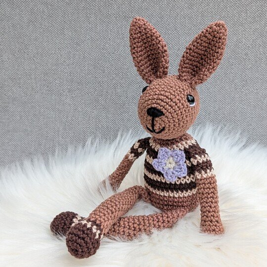 Mr. BUNNY - Häkelanleitung Hase mit Körbchen