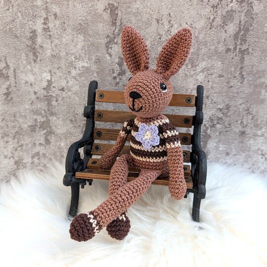 Mr. BUNNY with basket - crochetpattern