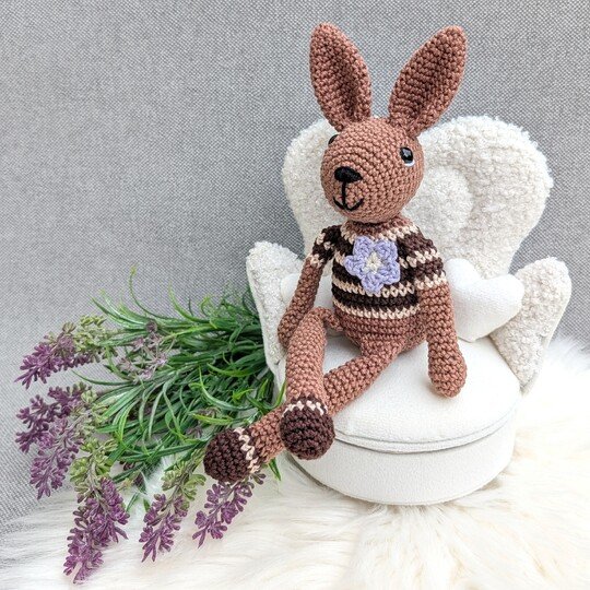 Mr. BUNNY with basket - crochetpattern