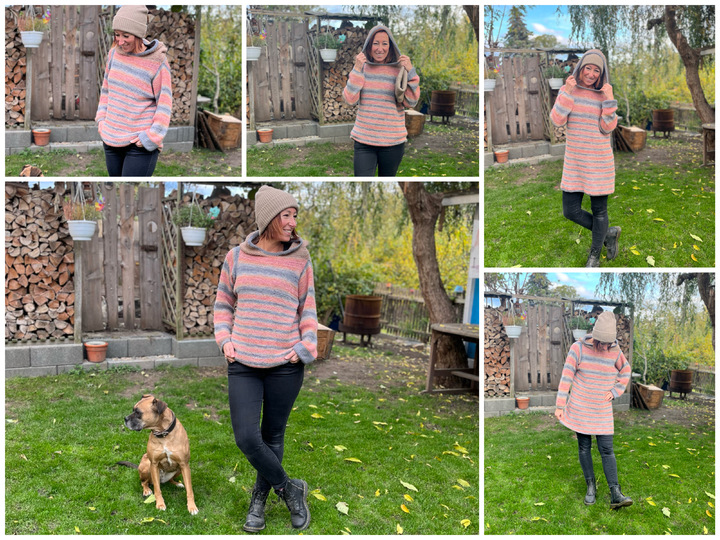 Häkel Hoodie - super einfach! - Häkeln deinen Lieblingspulli - alle Größen