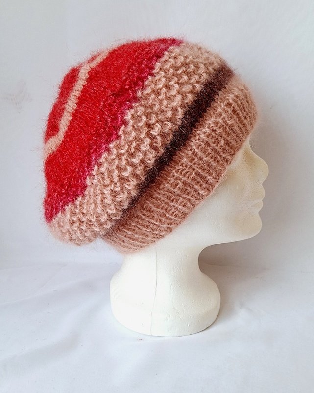 Strickanleitung Mütze Bea, Beanie, Baskenmütze,   #321 - Bild 10