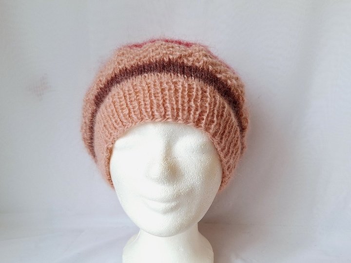 Strickanleitung Mütze Bea, Beanie, Baskenmütze,   #321