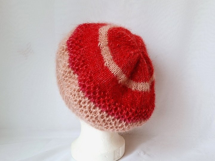 Strickanleitung Mütze Bea, Beanie, Baskenmütze,   #321