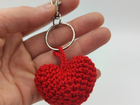 Herz Schlüsselanleitung Häkelanleitung