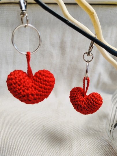 Herz Schlüsselanleitung Häkelanleitung