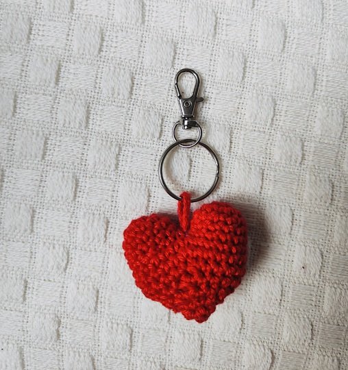 Herz Schlüsselanleitung Häkelanleitung