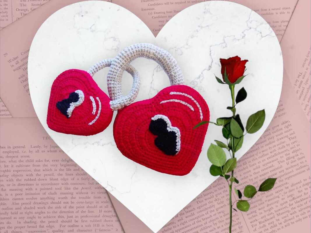 Häkelanleitung / Amigurumi / Herzschloss - Bild 2