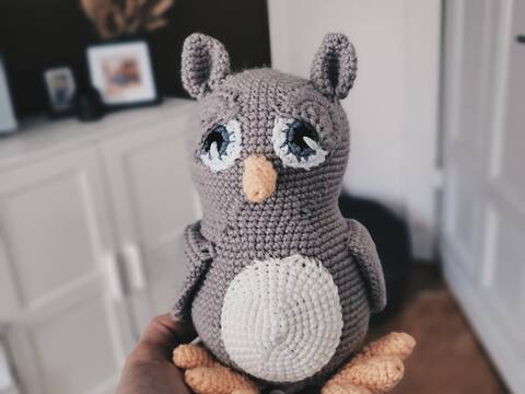 Häkelanleitung "kleine Eule"