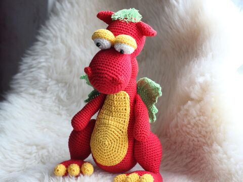 Häkelanleitung für Drache