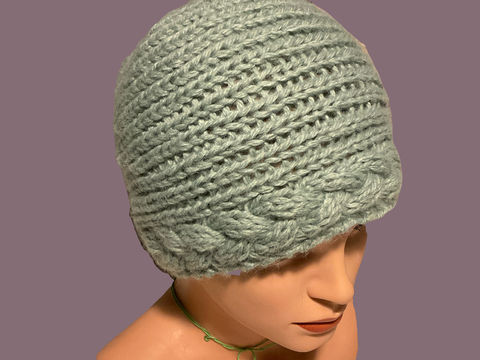 Handgestrickte Wintermütze - Einzigartig und individuell anpassbar