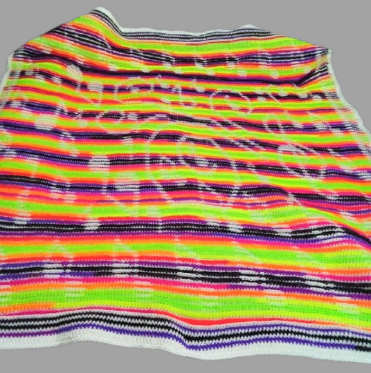 Music In the Mix Blanket Overlay Mosaic Crochet Pattern And Charts