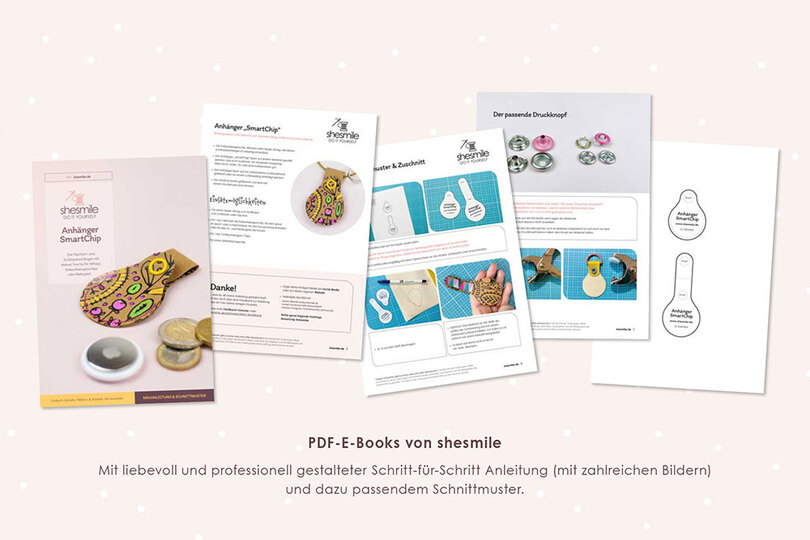 Anhänger "SmartChip" (Nähanleitung & Schnittmuster mit Plotterdatei)