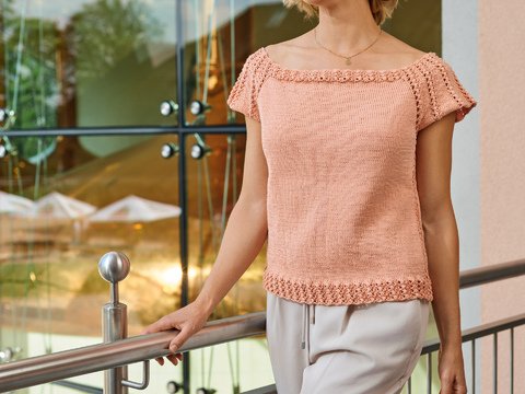 Shirt mit Fantasiemuster-Ärmeln