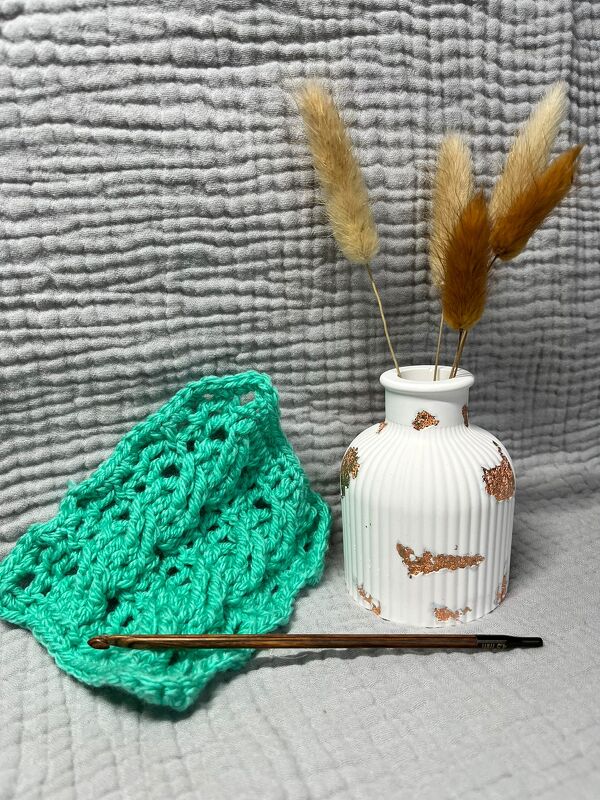 Zopf mit 2 Strängen Häkeln #001