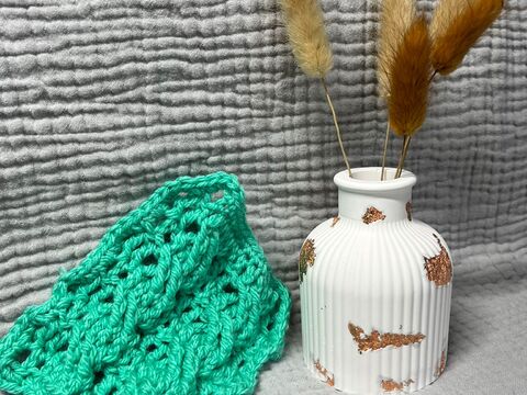 Zopf mit 2 Strängen Häkeln #001