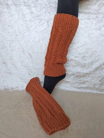 Balinco Strick-Stulpen Pink - Beinwärmer Für Damen & Mädchen