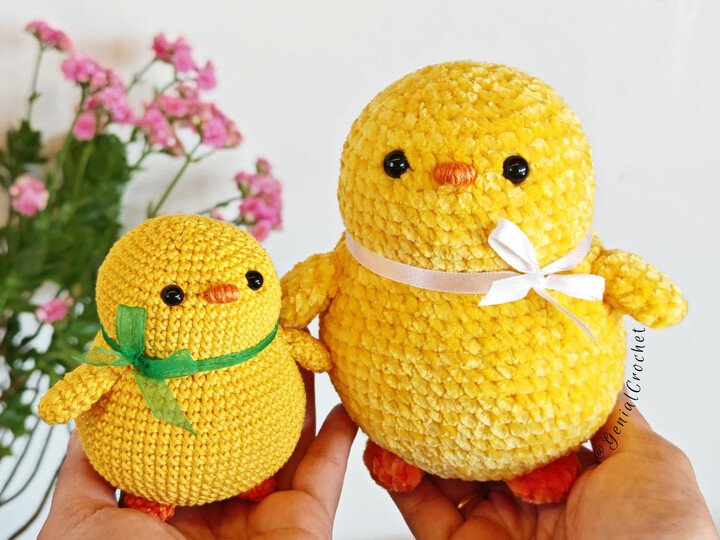 No Sew Crochet Pattern Psyushkin the Chubby Chick