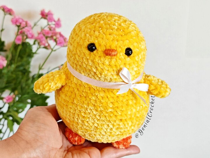 No Sew Crochet Pattern Psyushkin the Chubby Chick