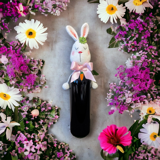 Flaschen Hase Häkelanleitung