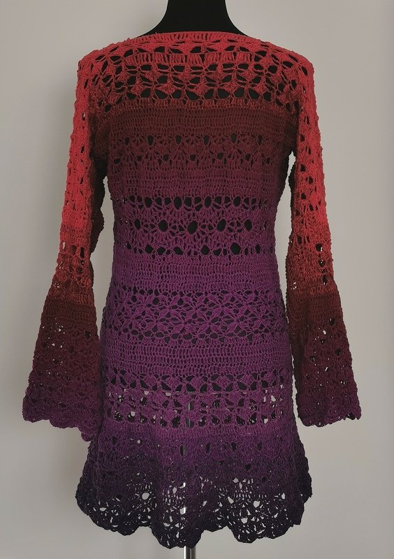 1-Bobbel-Pullover Solouno, Häkelanleitung - Bild 11