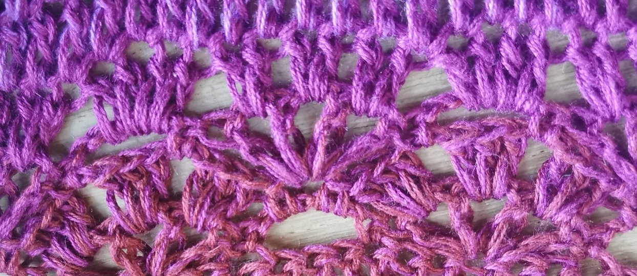 1-Bobbel-Pullover Solouno, Häkelanleitung