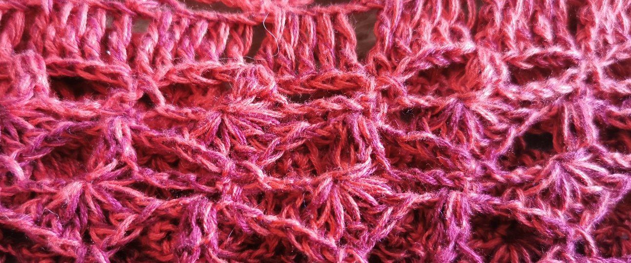1-Bobbel-Pullover Solouno, Häkelanleitung