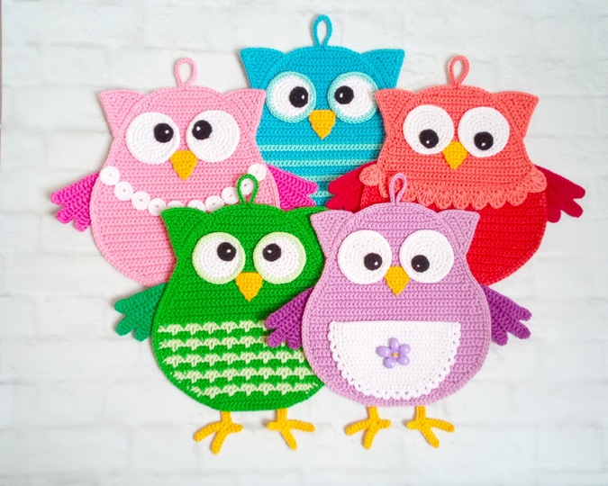 333 Crochet Pattern - 5 Owls in 1 pattern
