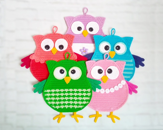 333 Crochet Pattern - 5 Owls in 1 pattern