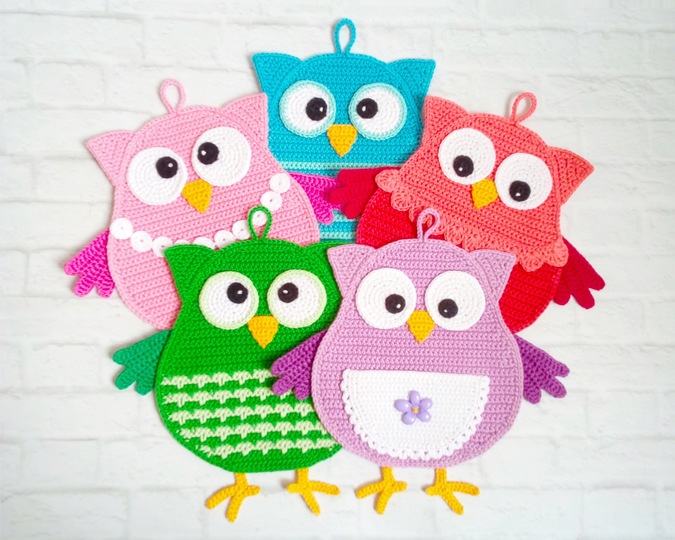 333 Crochet Pattern - 5 Owls in 1 pattern