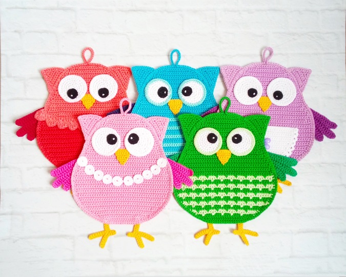 333 Crochet Pattern - 5 Owls in 1 pattern