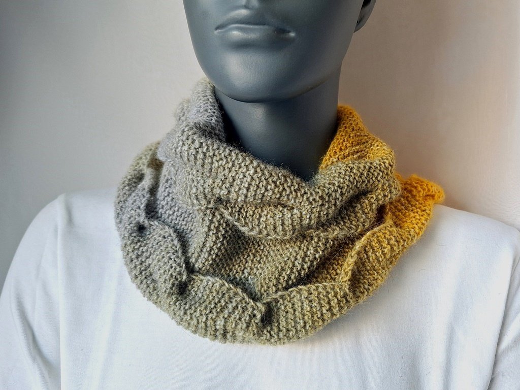Strickanleitung Halssocke, Neckwarmer, Loop, Schalkragen, Cowl