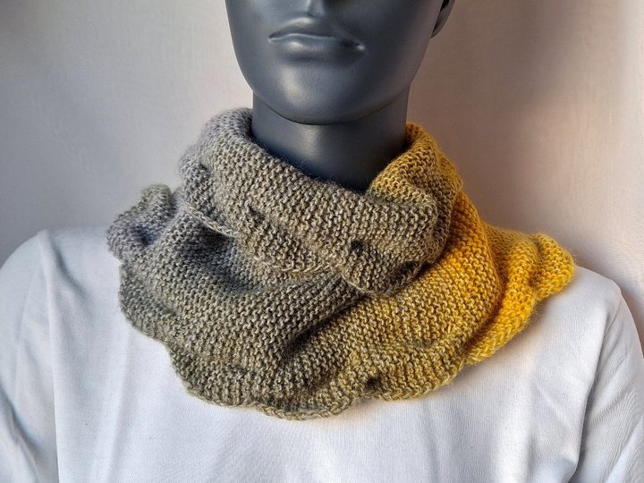 Strickanleitung Halssocke, Neckwarmer, Loop, Schalkragen, Cowl  #323