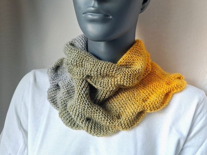 Strickanleitung Halssocke, Neckwarmer, Loop, Schalkragen, Cowl  #323