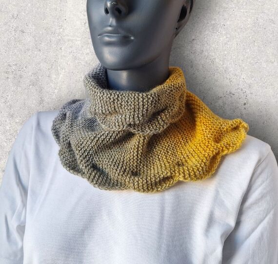 Strickanleitung Halssocke, Neckwarmer, Loop, Schalkragen, Cowl  #323