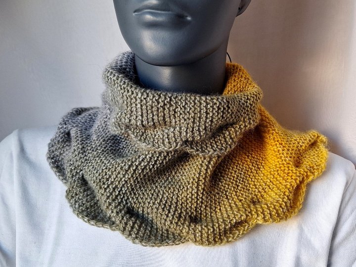 Strickanleitung Halssocke, Neckwarmer, Loop, Schalkragen, Cowl  #323
