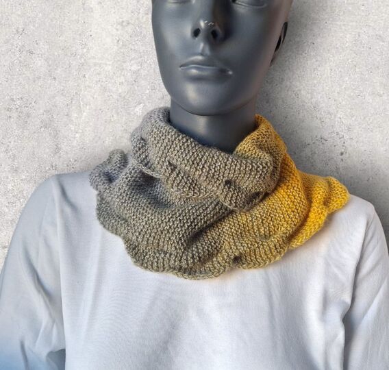 Strickanleitung Halssocke, Neckwarmer, Loop, Schalkragen, Cowl  #323