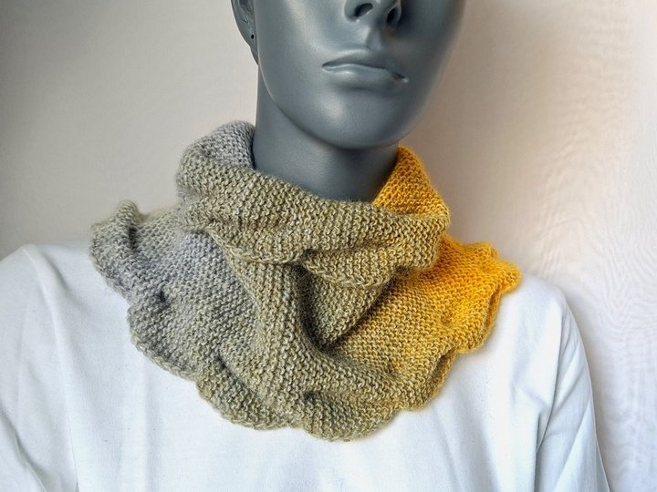 Strickanleitung Halssocke, Neckwarmer, Loop, Schalkragen, Cowl  #323