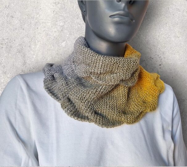 Strickanleitung Halssocke, Neckwarmer, Loop, Schalkragen, Cowl  #323