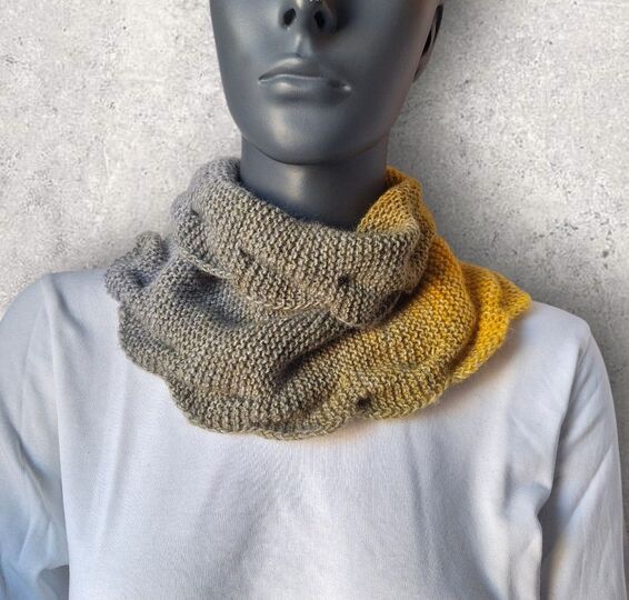 Strickanleitung Halssocke, Neckwarmer, Loop, Schalkragen, Cowl  #323