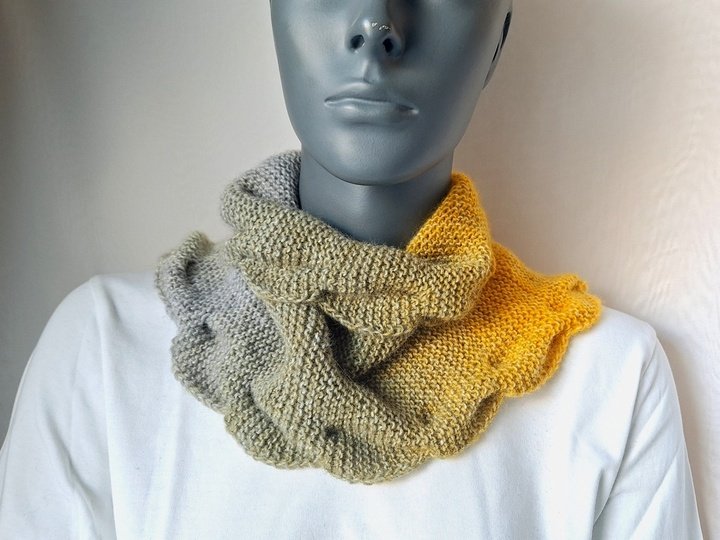 Strickanleitung Halssocke, Neckwarmer, Loop, Schalkragen, Cowl  #323