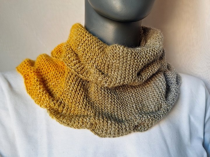 Strickanleitung Halssocke, Neckwarmer, Loop, Schalkragen, Cowl  #323