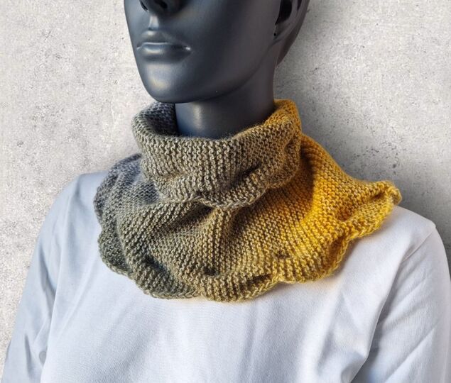 Strickanleitung Halssocke, Neckwarmer, Loop, Schalkragen, Cowl  #323
