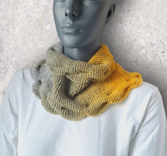 Strickanleitung Halssocke, Neckwarmer, Loop, Schalkragen, Cowl  #323